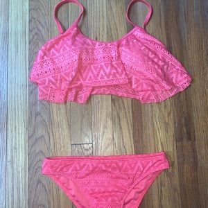 Flounce bikini set